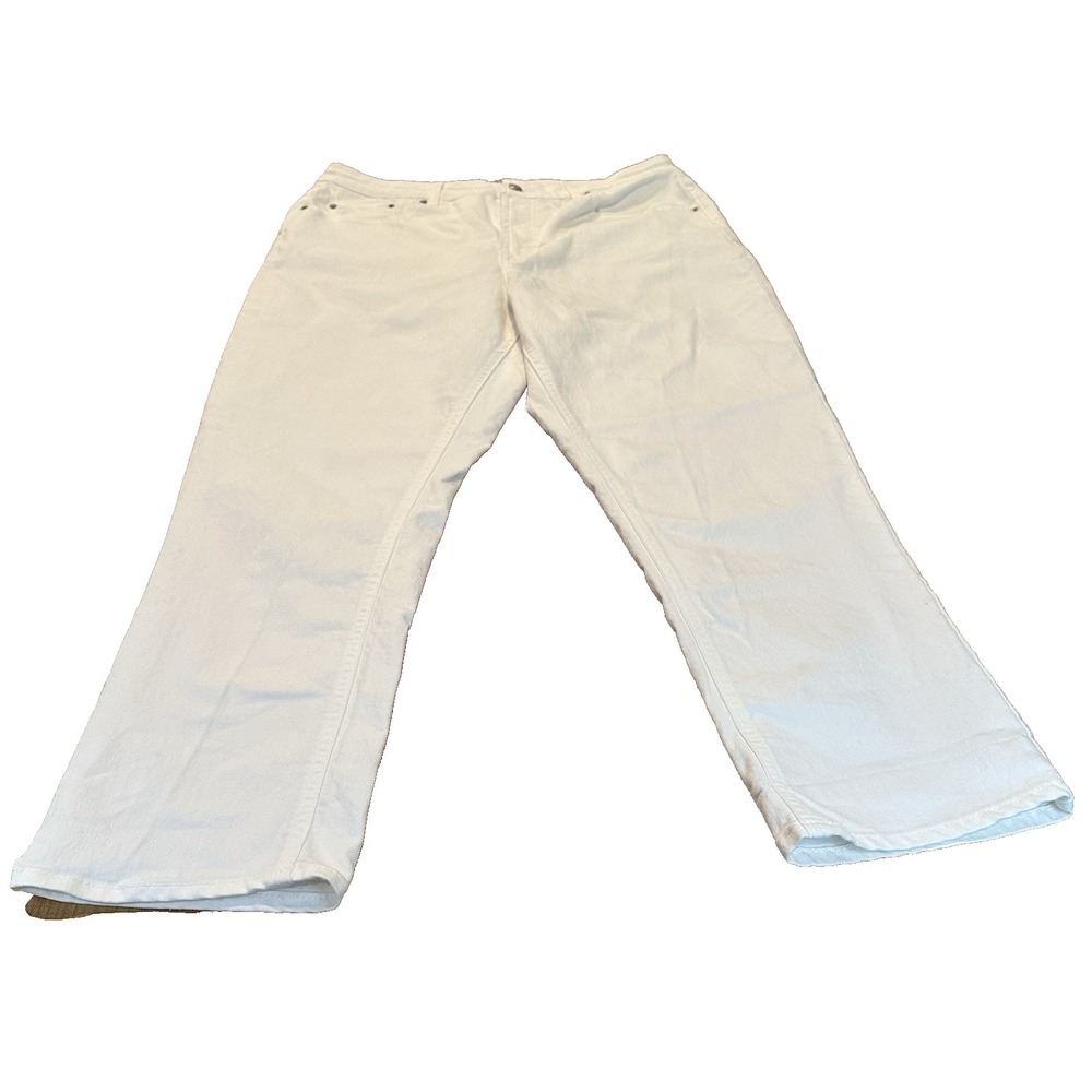 Frye Women Denim White Jeans Straight Summer‎ Capsule Size 12